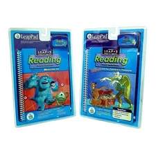 Leapfrog Leap2 Reading Monsters Inc & Scooby Doo Activity Books With Cartridge 