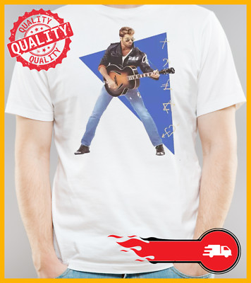 George Michael album white T-shirt