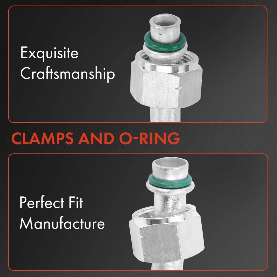 Conjunto de línea de mangueras de colector de aire acondicionado para Chevrolet Express 1500 2500 GMC Savana 1500 Foto 3 de 4