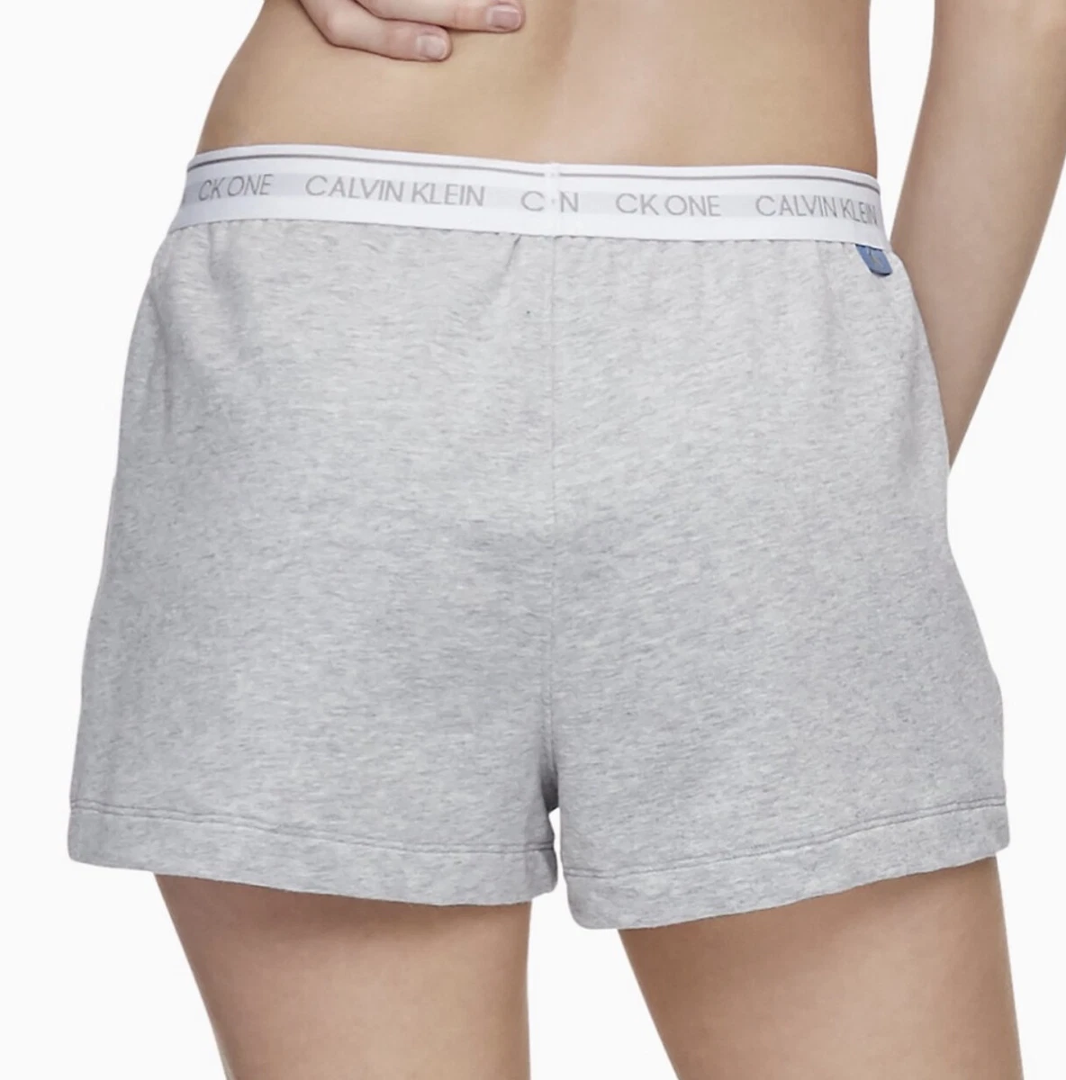 QS6428-020 eBay Underwear | Women\'s Sleep Klein Shorts Size Heather Grey ONE Calvin