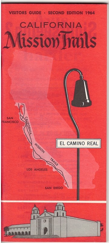 California Mission Trails Visitors Guide 2nd Edition 1964, Paperback