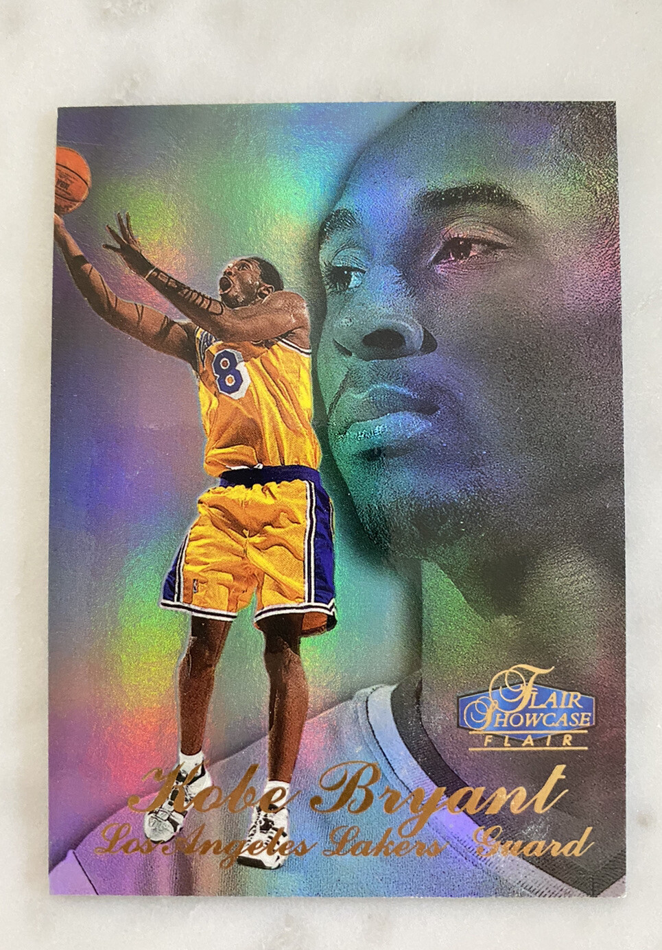 KOBE BRYANT 97-98 FLAIR SHOWCASE SEC 2 ROW 3 SEAT 18 LAKERS