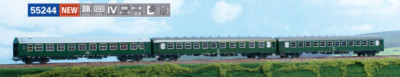 ACME 55244 SET 3 ZUSATZWAGEN ''ITALIA EXPRESS'' ABSCHNITT ROM-FRANKFURT-BER