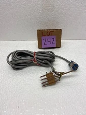 VINTAGE ORIGINAL AMPHENOL 7 PIN FEMALE CONNECTOR TO LYNN ELECTRONIC ATTACHMENT