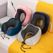 Travel Pillow Memory Foam U Shaped Neck Support Soft Head Rest Car Plane Cushion