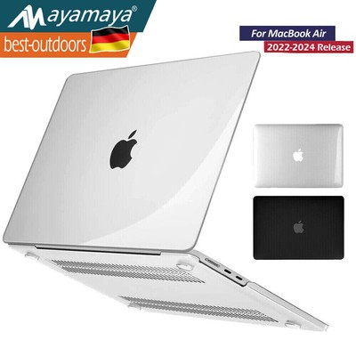 Hülle Case Cover Hart für MacBook Air 13 Schutzhüll Zoll Tasche A2681 A3113 2024