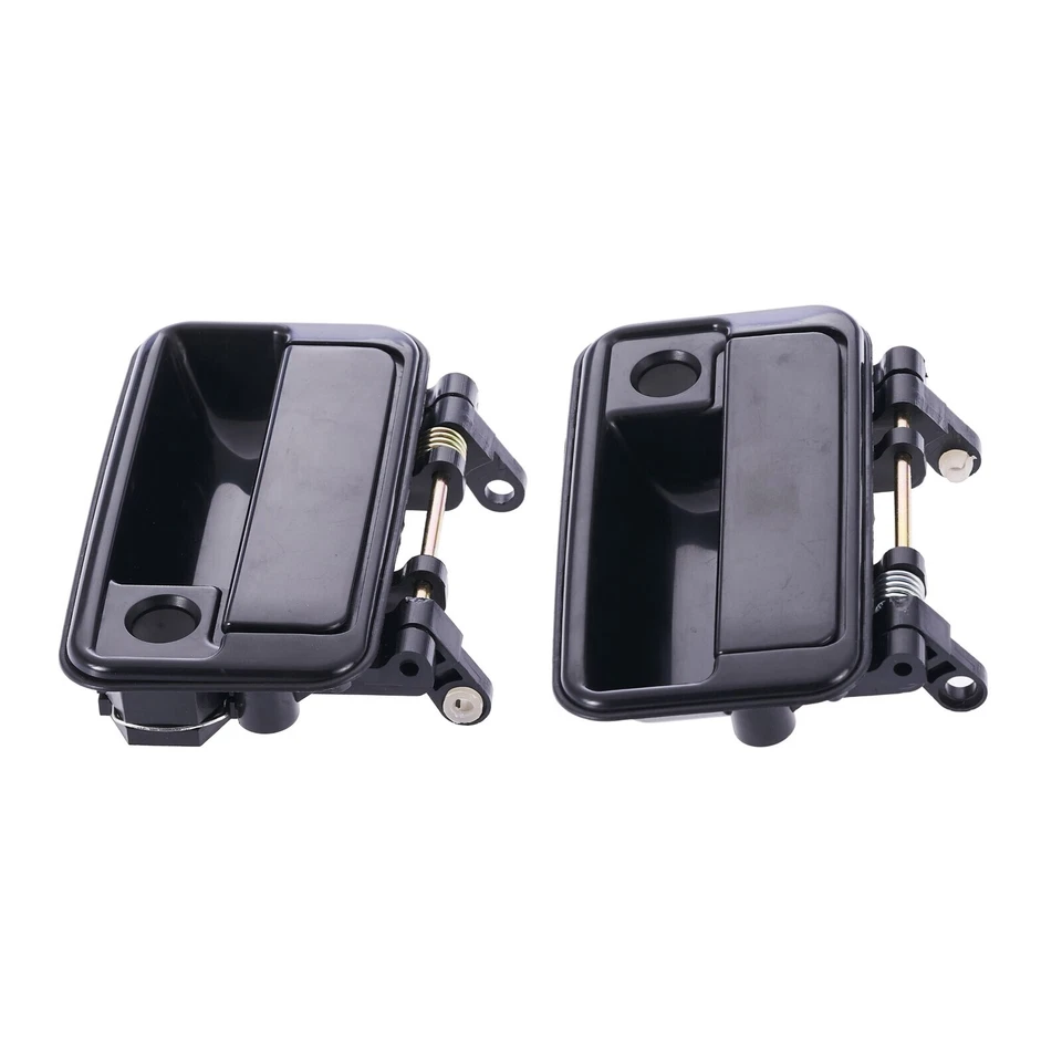 Door Handle Outer for Suzuki Swift 89-99 Set of 2 Black FRONT LEFT+RIGHT - image 3 of 4