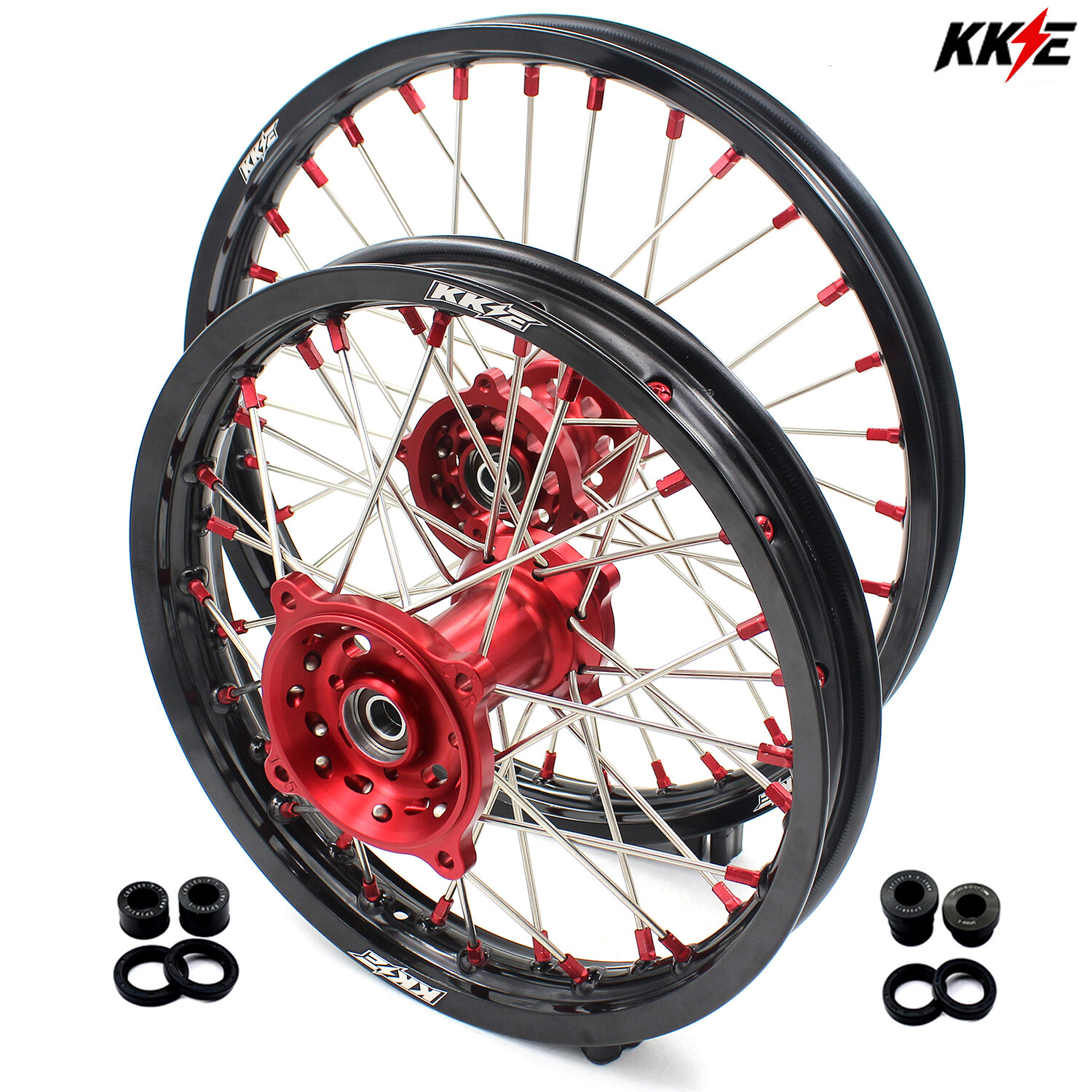 KKE 17/14 Dirt Bike Wheels For Honda CRF150R 20072024 Kid's Rim Set