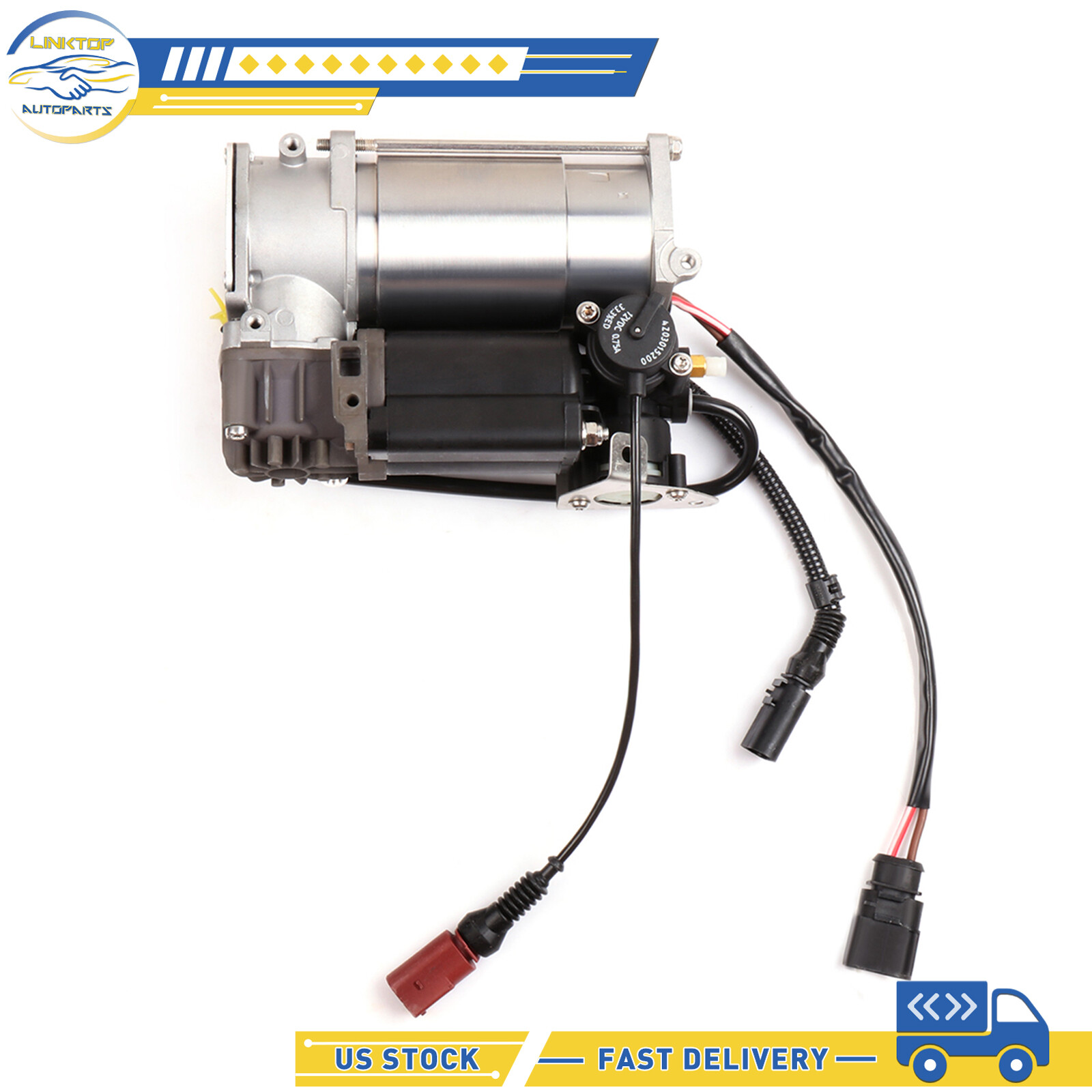 Air Suspension Compressor Pump For Bentley Continental Volkswagen Phaeton 03-12