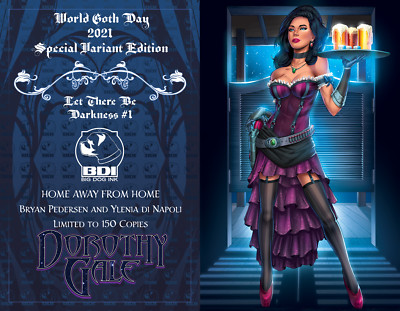 BIG DOG INK GOTH DAY #1 DOROTHY GALE OZ BARMAID VARIANT