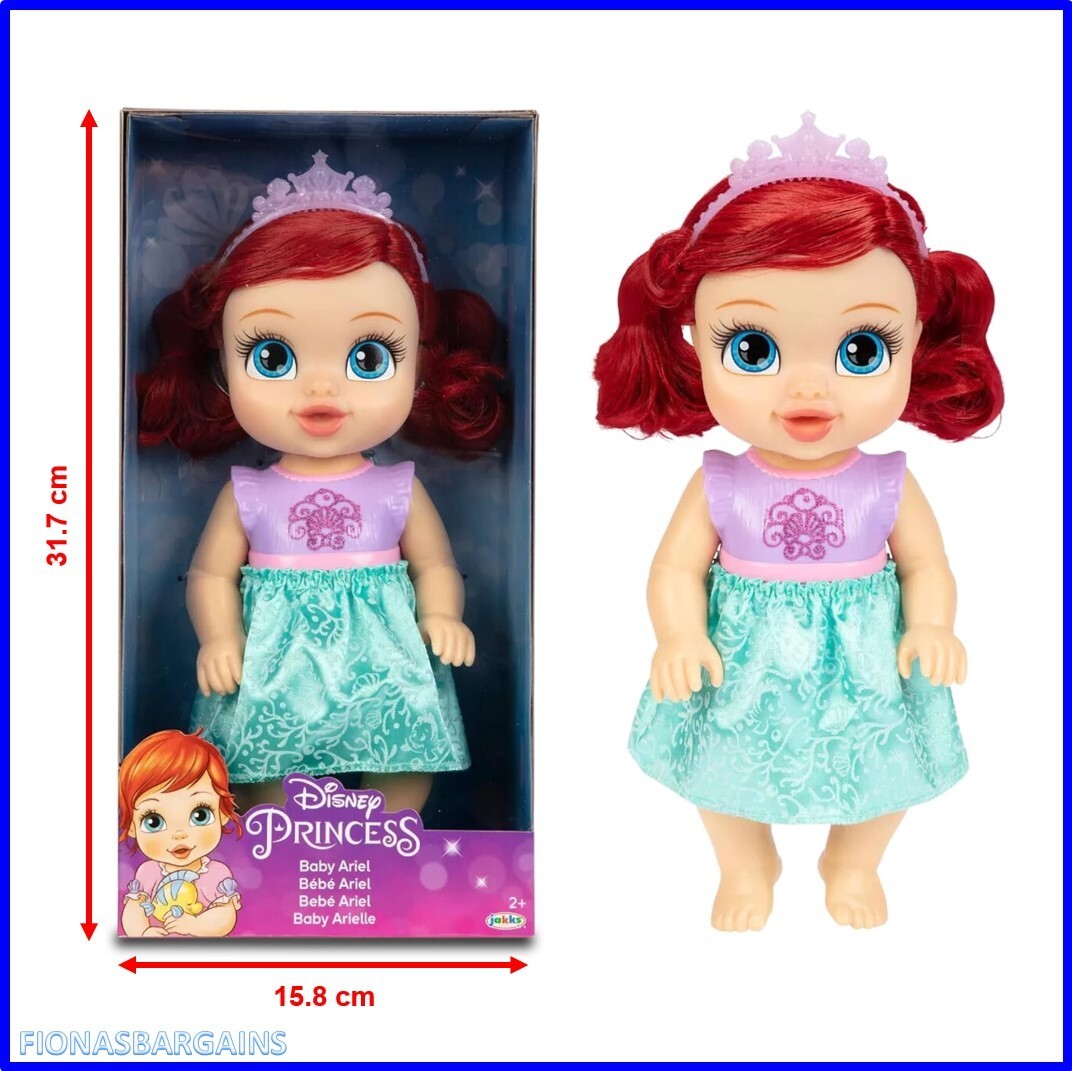 Disney Princess 30 cm Doll Pack Baby Belle Baby Ariel Baby
