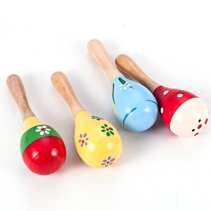 wooden maracas baby