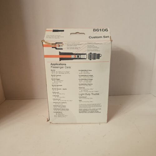 Vintage Autolite Spark Plug Wire Set NOS 86106 - Picture 3 of 8