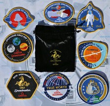Omega Set 8 Patch Omega 50th Anniversary 1957 Speedmaster 2007 New and Rare
