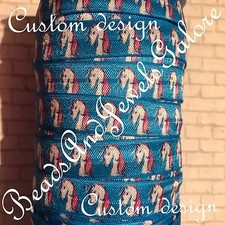 Unicorn foe unicorn elastic unicorn hair ties horse foe turquoise unicorn- 5/8