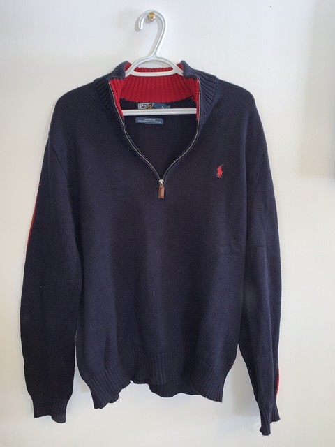 Men's Polo Ralph Lauren | 1/2 Zip Pullover Sweater | Size: Large | eBay