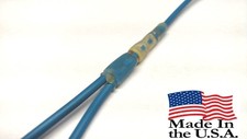 25 PCS 16-14 GA. 3 WAY BLUE 3M HEAT SHRINK BUTT WIRE CONNECTOR AUTOMOTIVE-MARINE