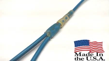 25 PCS 16-14 GA. 3 WAY BLUE 3M HEAT SHRINK BUTT WIRE CONNECTOR AUTOMOTIVE-MARINE