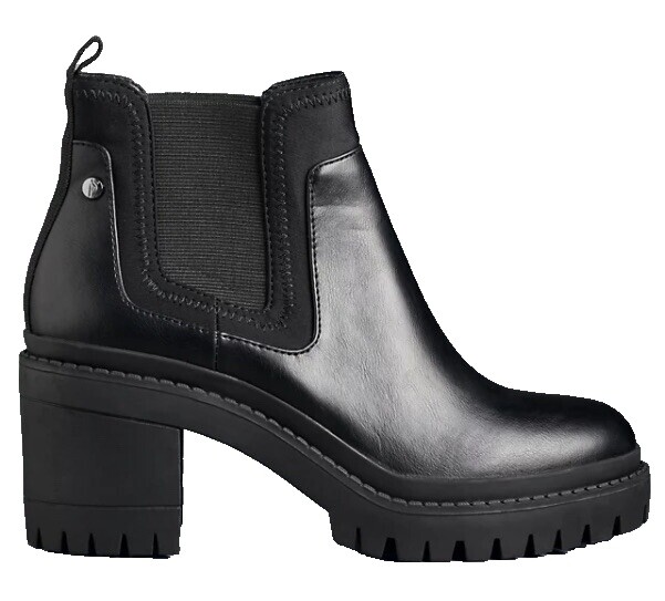 Booties Simply Vera Wang Talon Chunk - Taille US 9, Noir, Neuf Sans Emballage