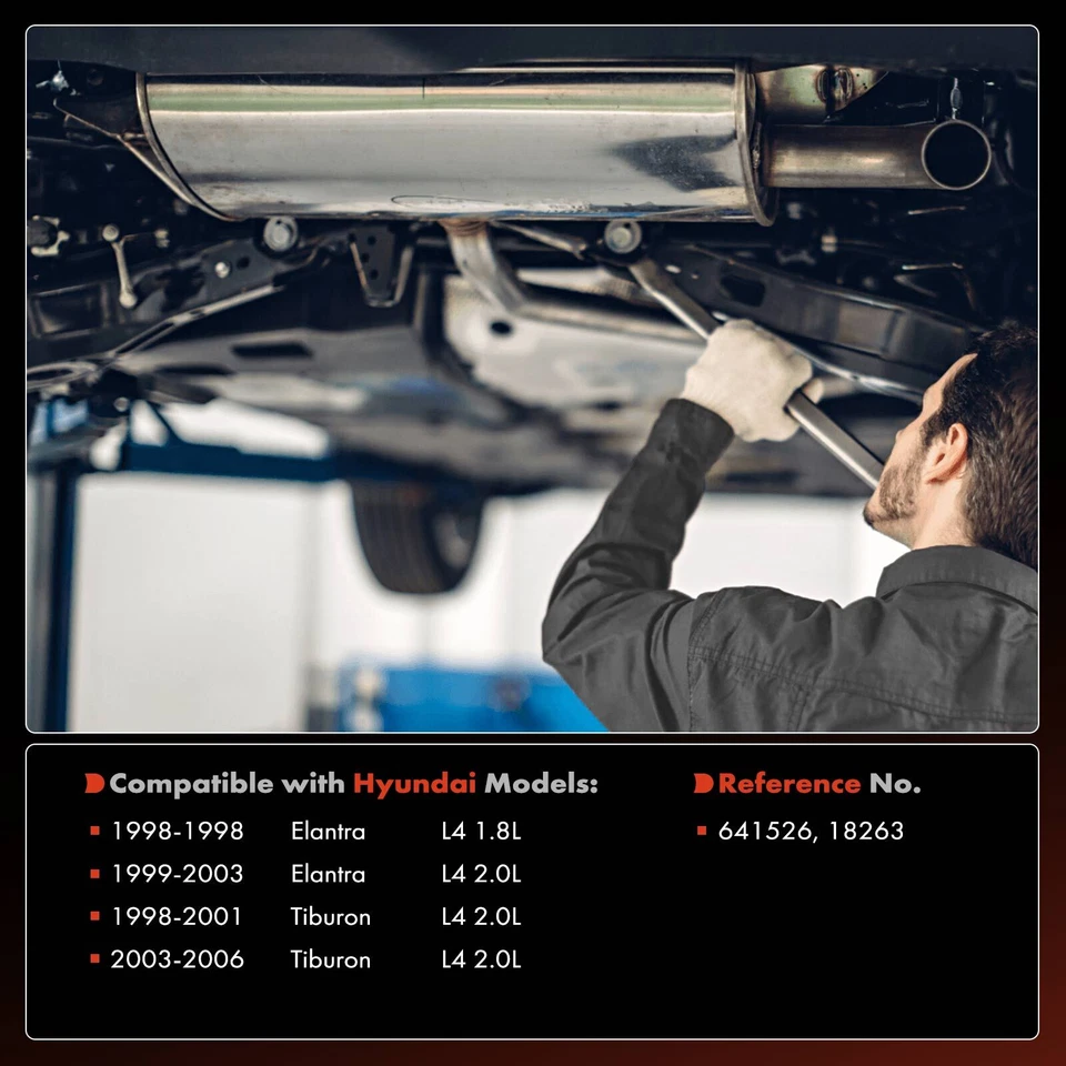 Front Side Catalytic Converter for Hyundai Elantra 1998-2003 Tiburon 98-01 03-06 - Image 2 of 4