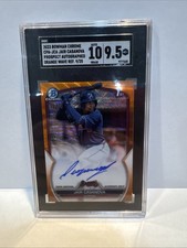 2023 Bowman Chrome Prospect Autographs Jair Casanova /25 #CPA-JCA (AU, RC)