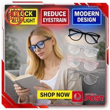 Blue Light Blocking Glasses Anti Eyestrain Co...