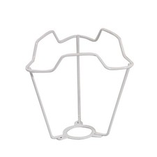 White Shade Carrier for BC B22 Lamp Holder – 4" 5" 6" 7" 8" 9" options