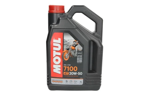 MOTUL4T engine oil 20W50  7100 4l 4T ester, API SN JASO MA-2 synthetic