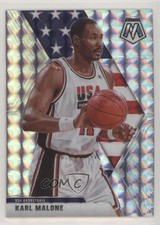 2019-20 Panini Mosaic USA Basketball Silver Prizm Karl Malone #257 HOF 0d1s