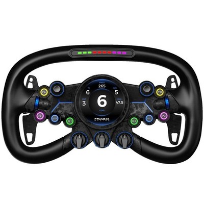 MOZA RACING Vision GS high End, Lenkrad, Schwarz
