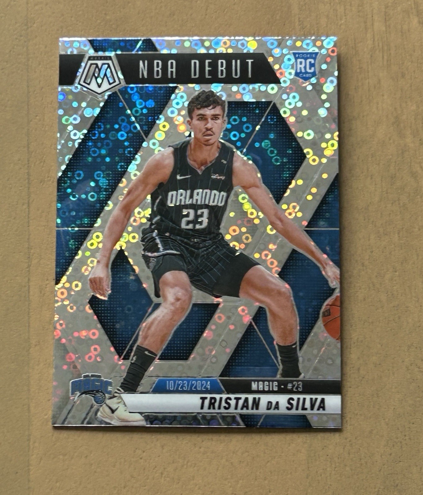 2024-25 Panini Mosaic - NBA Debut Tristan da Silva #266 Fast Break Silver Mosaic