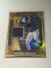 2023 Chronicles #GSS-WB Warming Bernabel GSS-WB Gold Standard Swatches Gold #/99
