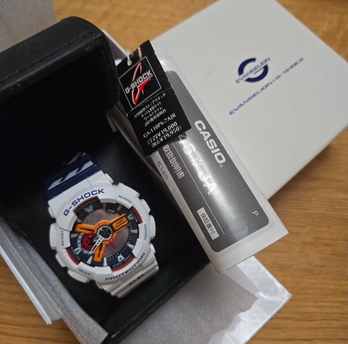 CASIO G-SHOCK GA-110PS-7AJR Evangelion Rei Ayanami Quartz From Japan Unused - Picture 3 of 8