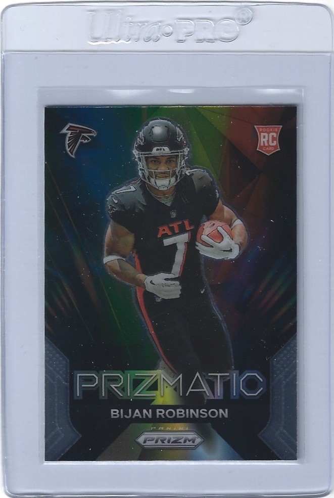 2023 Panini Prizm - Prizmatic #19 Bijan Robinson (RC) ~ Falcons