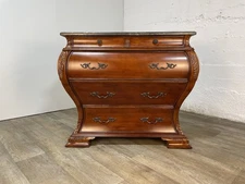 Bombay Furniture Co. Marble Top Bombe Chest