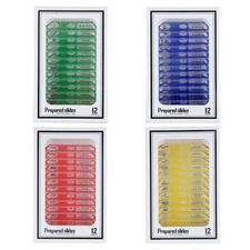 48 PCS Prepared Microscope Slides Set Insects Animals Flowers Plants Plastic Sam