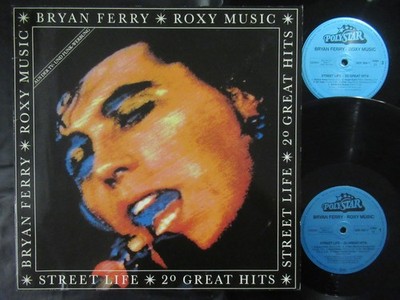 BRYAN FERRY - ROXY MUSIC Street Life /2 LP Set Germany 1986 EG POLYSTAR 829362-1