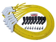 Ton's Yellow 42" 8mm Ceramic Spark Plug Wires LS LT Coil kit LSX LS1 LS2 LS3 LQ9