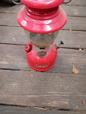 1958 vintage coleman lantern Red Complete