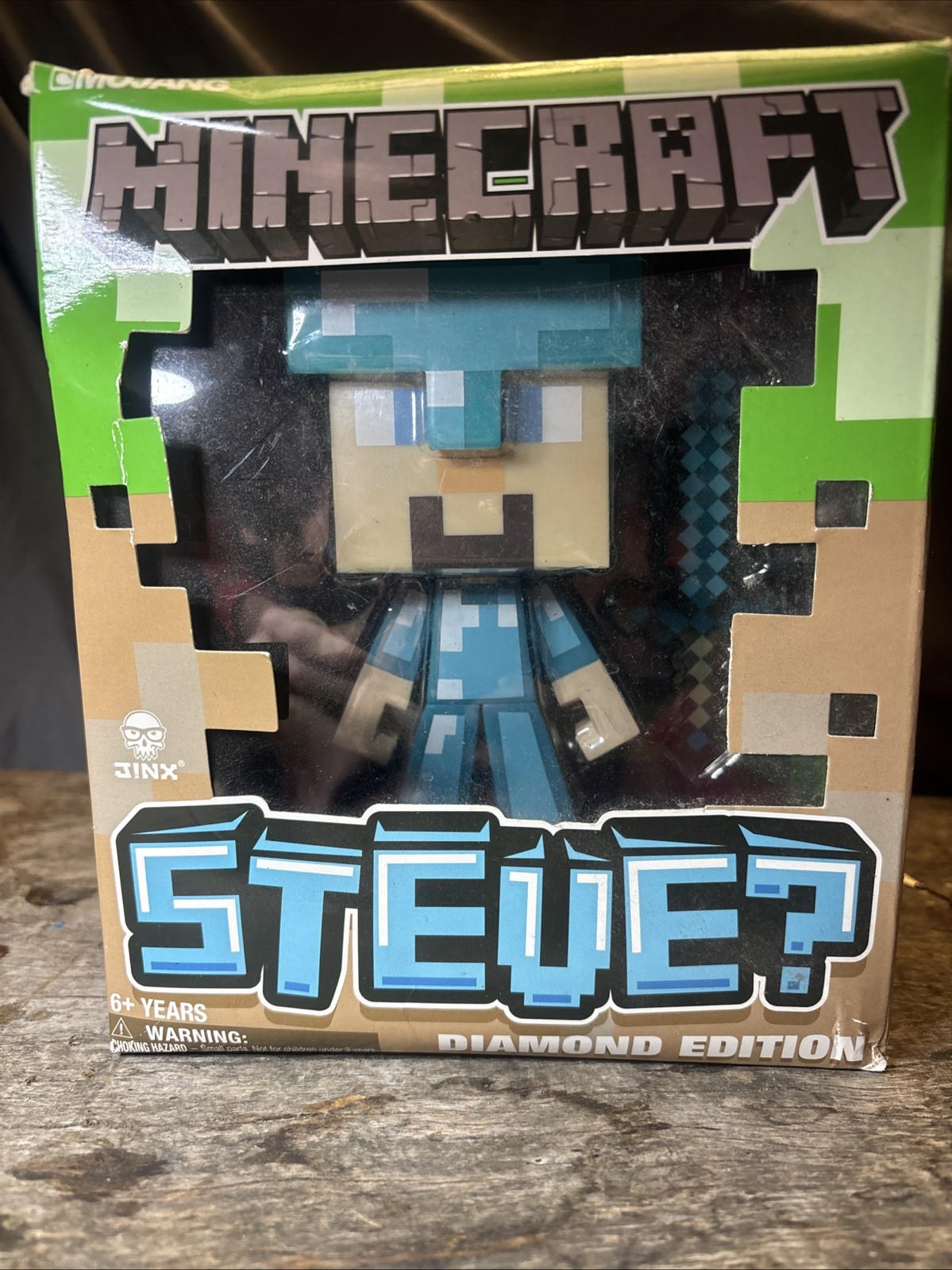 NEW MINECRAFT STEVE DIAMOND EDITION NEW IN BOX MOJANG JINX