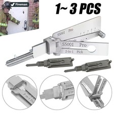 Stainless Steel Key Decoder SS001 O-ring Pickup Kit Hook Tool Pickup Hand Tool 