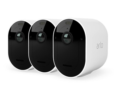 Kabellose Außenkamera Arlo Pro 4 Wi-Fi, 2K HDR, weiß