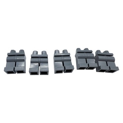 LEGO  Zubehör 5x Minifiguren Hose Dark Stone Grey 4222693 Minifigur 73200 Hosen