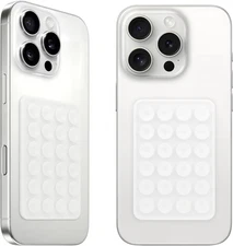 2Pack Silicone Suction Phone Case Mount, Suction Cup with Strong Suction Power, 