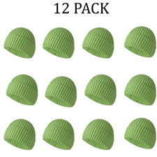 Wholesale 12 Pack Knit Beanies Unisex Winter Warm Knitted Hats for Men Women New