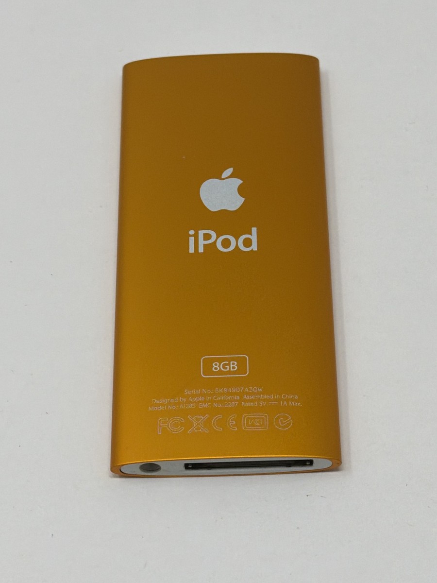 ipod nano 8gb a1285 非売品ティンカーベル刻印 Apple iPod Nano 4th Generation 8GB A1285 Orange Good 885909259267