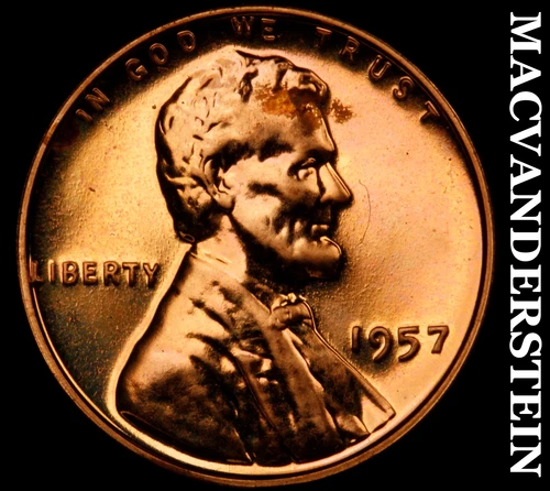 1957 Lincoln Wheat Cent- Choice Gem Proof Luster No Reserve #i8952