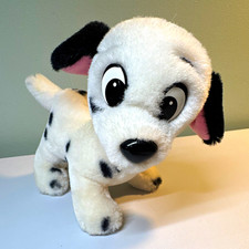 Disney 101 Dalmatians Puppy Lucky Plush Stuffed  90  s VTG Canasa Korea STANDS