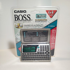 Vintage NIB Casio Digital B.O.S.S SF-4700C GD-L ORGANIZER 64kB Japan