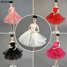 Wedding Dress for 11.5" Doll Outfits Lace Gown Party Doll Polka Lace Clothes Toy